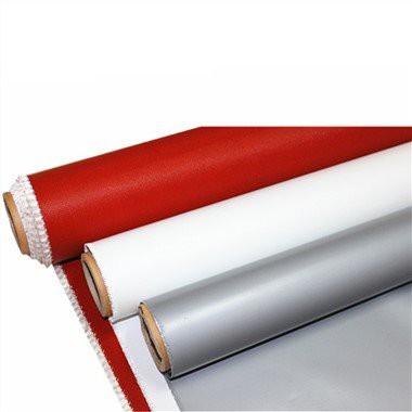 Tejido de fibra de vidrio de caucho de silicona reforzado